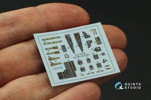 Quinta Studio QD72141 Me 410 3D-Printed colored Interior on decal paper (Airfix) 1/72 – image 4