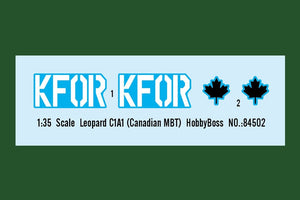 Hobby Boss 84502 Leopard C1A1 (Canadian MBT) 1/35 – obrázek 4