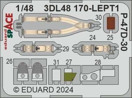 Eduard 3DL48170 P-47D-30 SPACE MINIART 1/48 – image 3