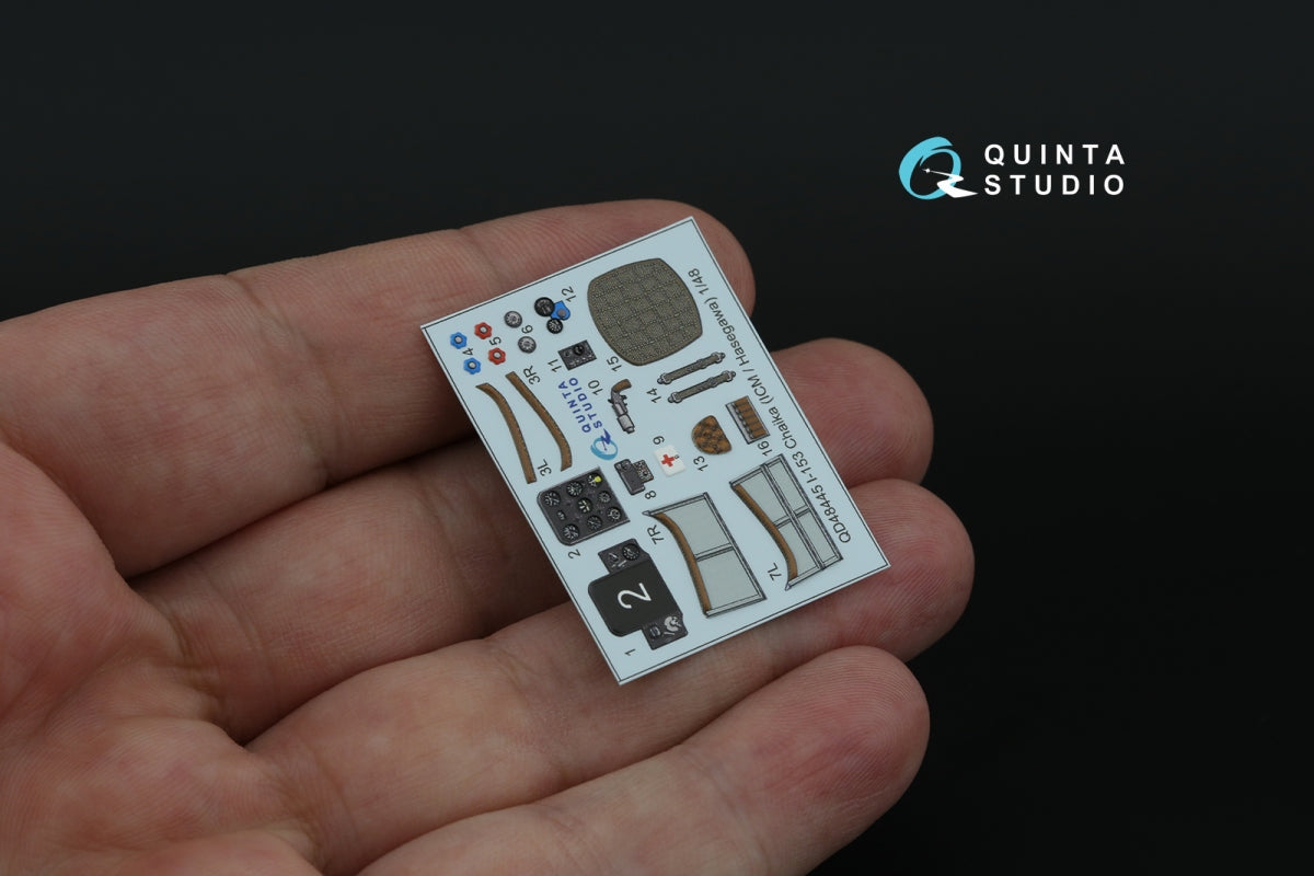 Quinta Studio QD48445 I-153 3D-Printed colored Interior on decal paper (ICM/Hasegawa) 1/48 – image 5