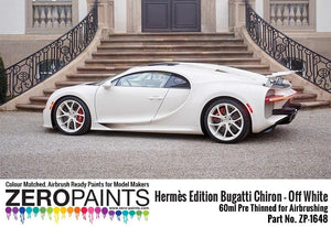 Zero Paints 1648 Hermès Edition Bugatti Chiron Off White 60ML – Bild 2