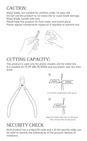 DSPIAE ST-A 3.0 Single Blade Nipper (modeling pliers) – Bild 6