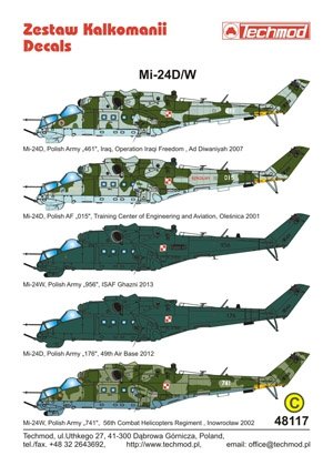Techmod 48117 - Mi-24D/W “Hind-D/E” 1/48 – obrázek 2