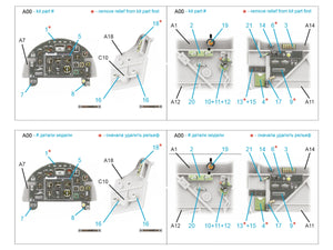 Quinta Studio QDS-48574 Fairey Battle Mk.I 3D-Printed &amp;amp; colored Interior on decal paper (Trumpeter) (small version) 1/48 – image 7
