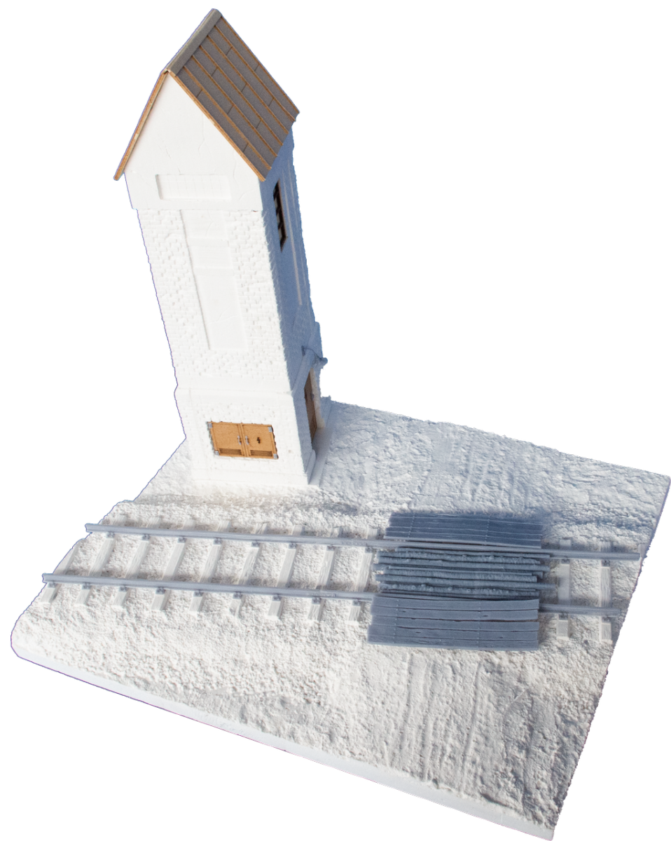 RT-Diorama 35027 Diorama-Base: Railroad Crossing 1/35 – imagen 3