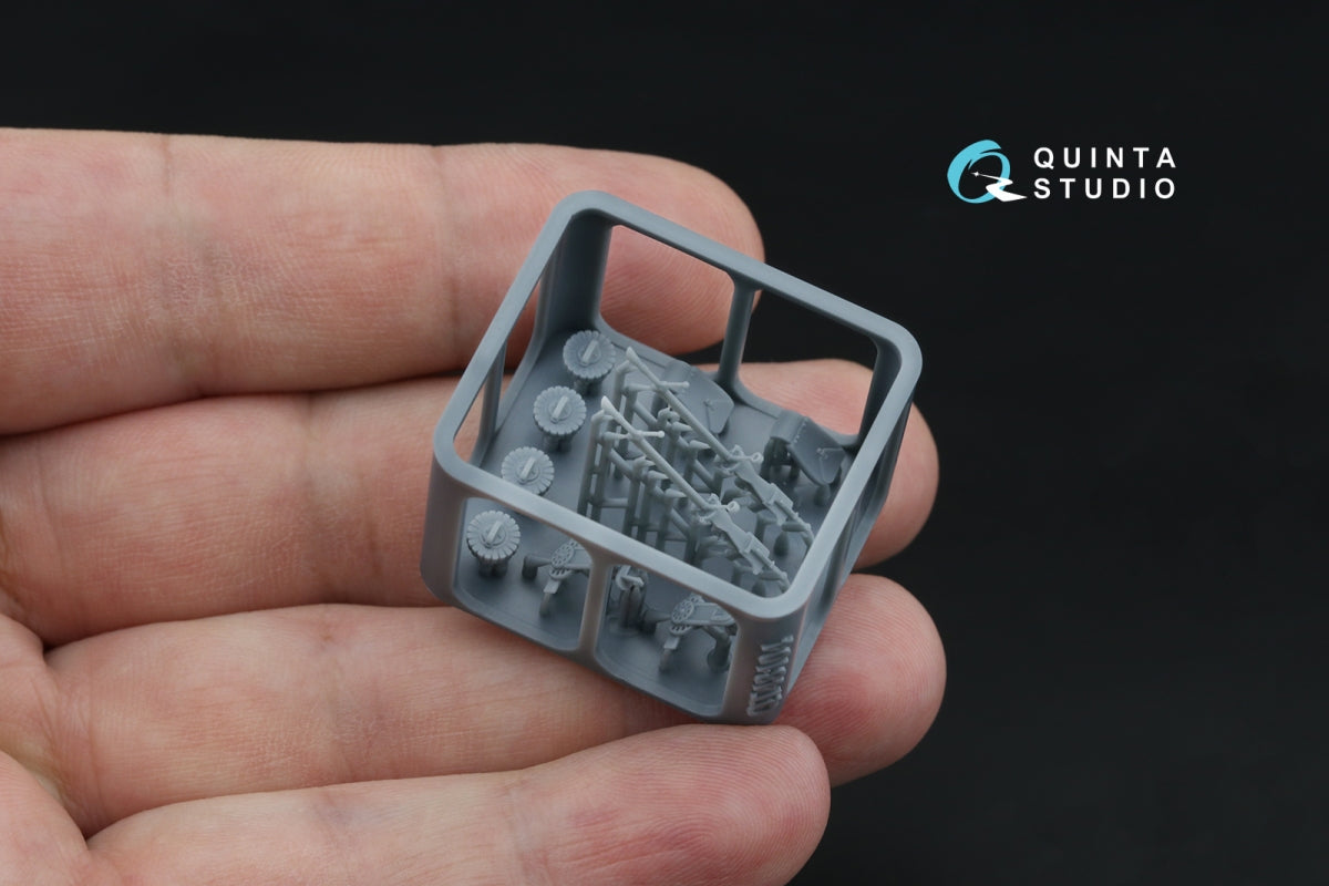 Quinta Studio QD+48582 Westland Lysander Mk.I 3D-Printed &amp;amp; colored Interior on decal paper (Airfix) (with 3D-printed resin parts) 1/48 – immagine 5