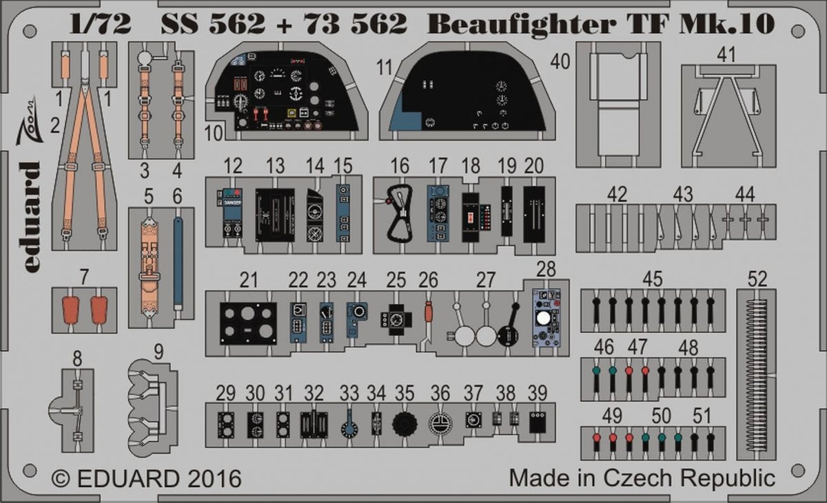 Eduard BIG72116 BEAUFIGHTER TF Mk.10 1/72 AIRFIX – image 4