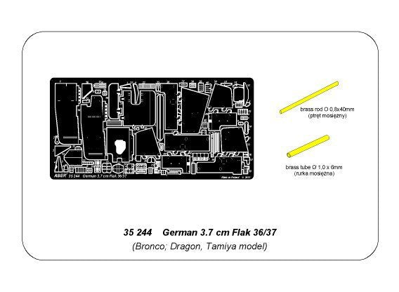 Aber 35244 Germanium 3.7 cm Flak 36/37 (1/35) – image 4