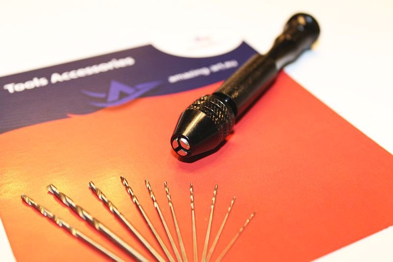 Amazing Art 14019 MINI HAND DRILL + 10 DRILL BITS VARIOUS SIZES – Bild 2