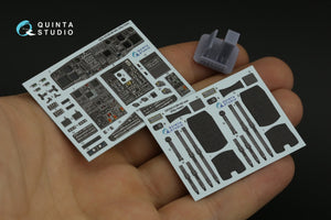 Quinta Studio QD+35108 MH-60L 3D-Printed &amp;amp; colored Interior on decal paper (Kitty Hawk) (with 3D-printed resin parts) 1/35 – Bild 4