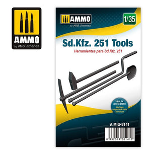 Ammo of Mig 8141 Sd.Kfz. 251 Tools 1/35