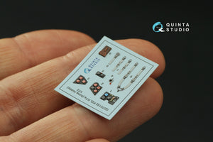 Quinta Studio QD72132 PZL P.7a 3D-Printed colored Interior on decal paper (Arma Hobby) 1/72 – image 5