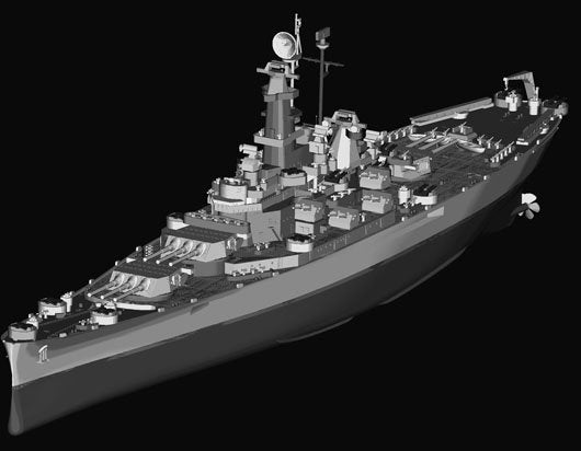 Trumpeter 05760 USS South Dakota BB-57 1/700 – Bild 7