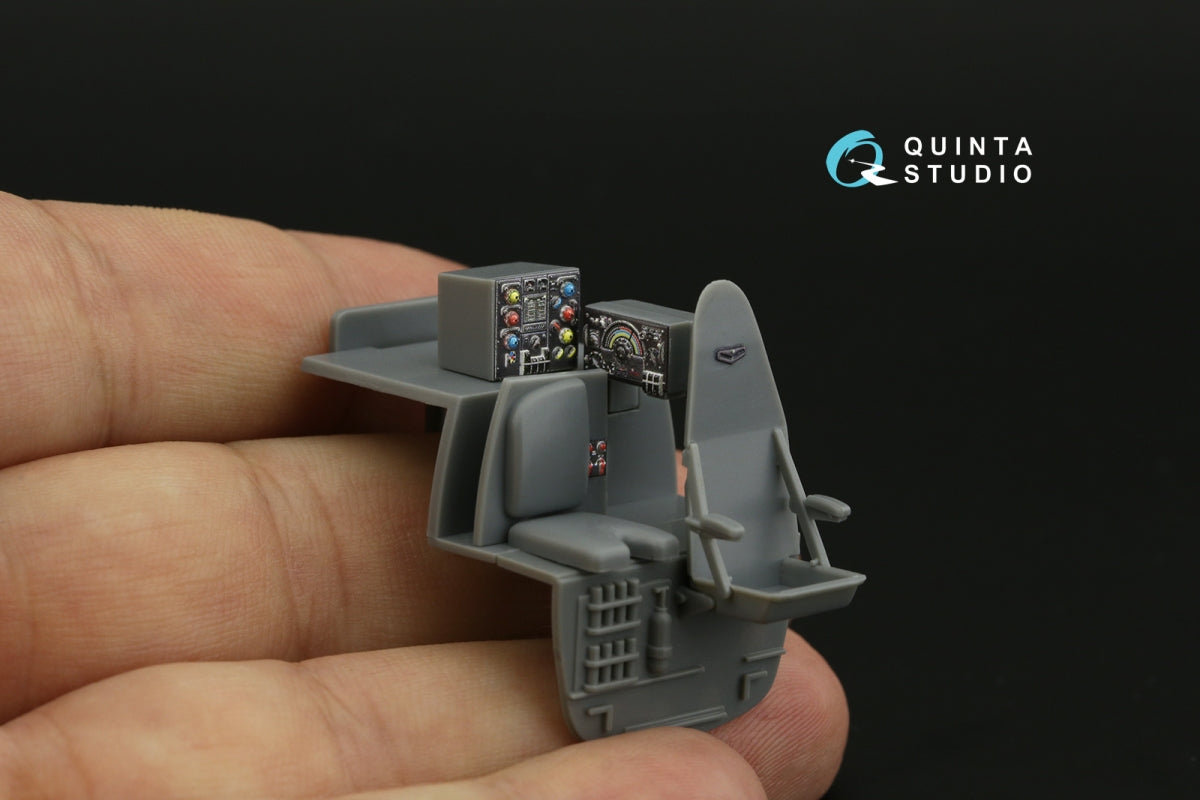 Quinta Studio QDS-48424 Mosquito FB Mk.VI/NF Mk.II 3D-Printed colored Interior on decal paper (Tamiya) (Small version) 1/48 – Bild 7