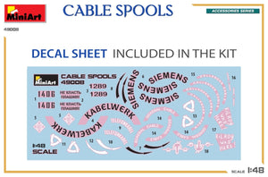 MiniArt 49008 CABLE SPOOLS 1/48 – immagine 2