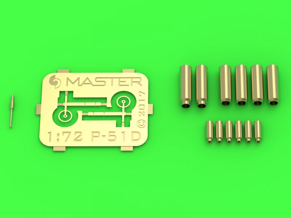 Master AM-72-126 P-51D Mustang Armament &amp;amp; Gunsight Detail Set (1/72)
