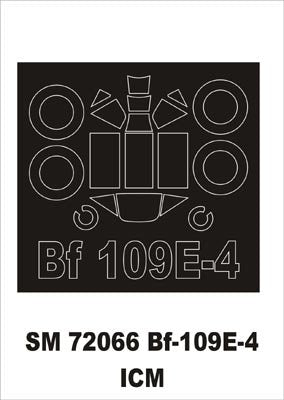 Montex SM72066 Bf 109E-4 ICM