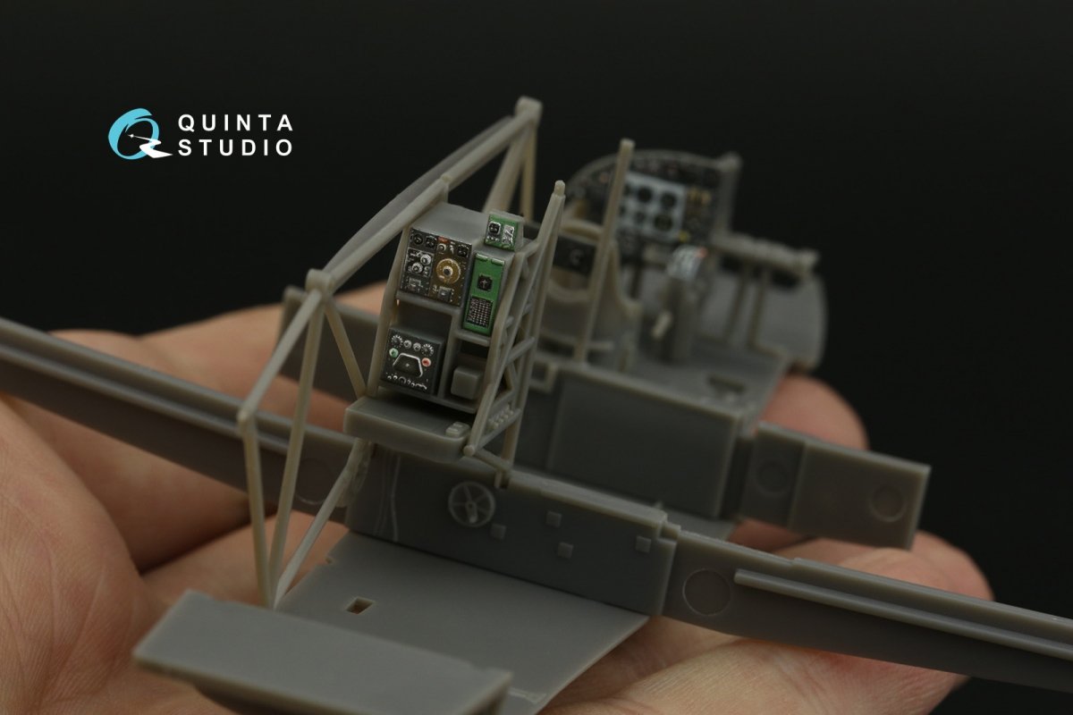 Quinta Studio QDS-48333 Avro Anson Mk.I 3D-Printed &amp;amp; colored Interior on decal paper (Airfix) (Small version) 1/48 – obrázek 6