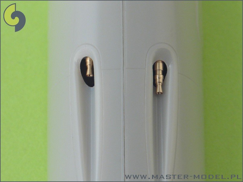 Master AM-48-010 Bf 109 F, G1 - G4 armament set (MG 17 tips) &amp;amp; Pitot Tube (1/48) – image 3