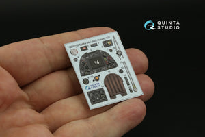 Quinta Studio QD32192 Spitfire Mk.1 (Mid) 3D-Printed &amp;amp; colored Interior on decal paper (Kotare) 1/32 – Bild 10