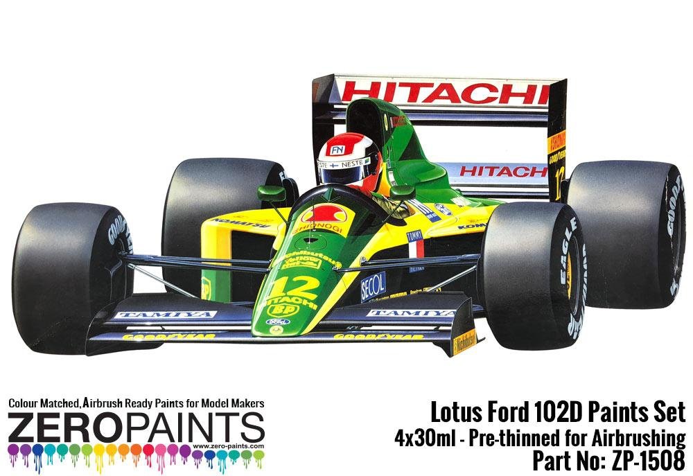 Zero Paints ZP-1508 Lotus Ford 102D Paint Set 4x30ml – image 4