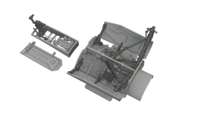 Eduard 6481167 Lockheed Martin F-16 C - Wheel Bays &amp; Legs Standard Tamiya Kits / 3D-Printed 1/48