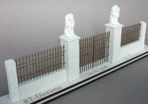RT-Diorama 35276 Park wall with Fence 1/35 – obrázek 4