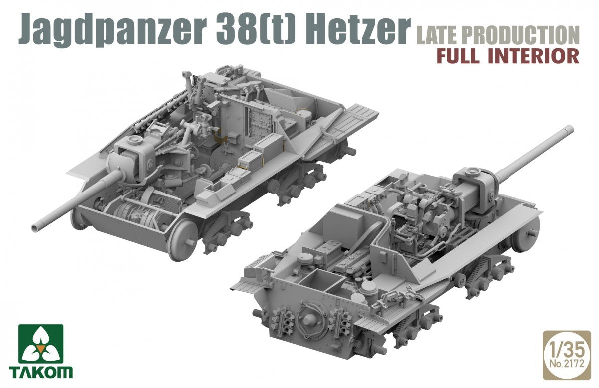 Takom 2172 Jagdpanzer 38(t) Hetzer Late Production Full Interior 1/35 – image 2