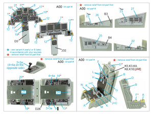 Quinta Studio QD48426 F-15E 3D-Printed colored Interior on decal paper (Academy) 1/48 – image 2