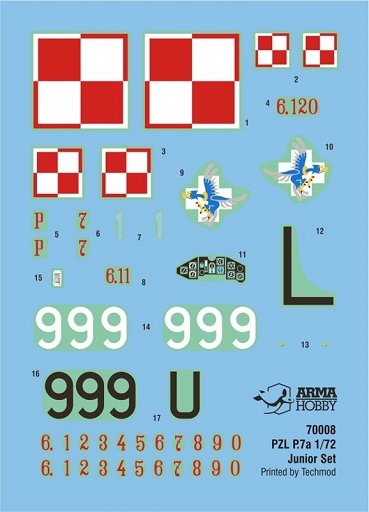 Arma Hobby 70008 PZL P.7a Junior Set 1/72 – immagine 4