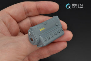 Quinta Studio QD32048 Bf 109E-3 3D-Printed &amp;amp; colored Interior on decal paper (for Eduard kit) 1/32 – Bild 12