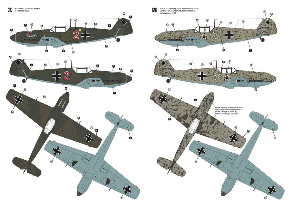 Hobby 2000 32004 Messerschmitt Bf 109 E-3 (DRAGON + CARTOGRAF) 1/32 – Bild 3