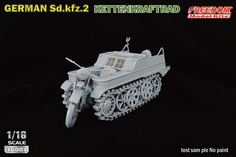 Freedom 16001 Sd.Kfz. 2 Kettenkraftrad Type HK 101 1/16 – immagine 9