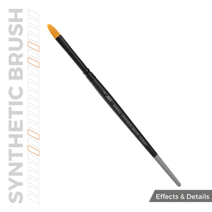 AK Interactive AKB014 AK SYNTHETIC BRUSH – FILBERT 2 – obrázek 3