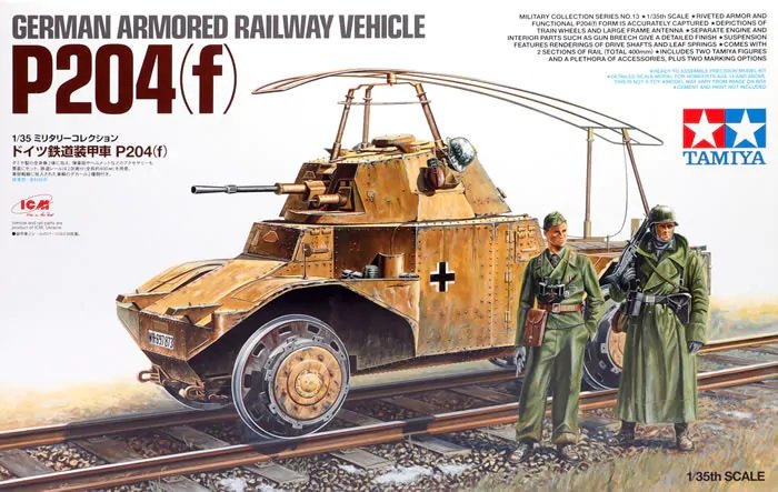 Tamiya 32413 German Armored Railway Vehicle P204(f) 1/35