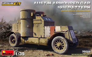 Miniart 39009 AUSTIN ARMORED CAR 1918 PATTERN. BRITISH SERVICE. WESTERN FRONT. INTERIOR KIT 1/35