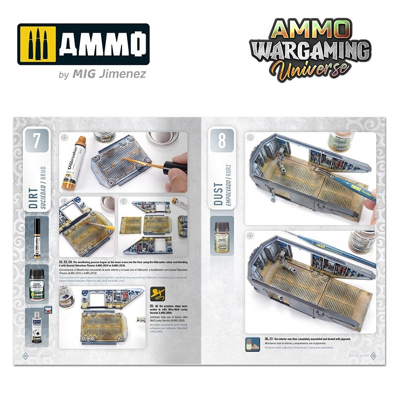 Ammo of Mig 6927 AMMO WARGAMING UNIVERSE Book 08 - Aircraft and Spaceship Weathering (English, Castellano, Polish) – image 4