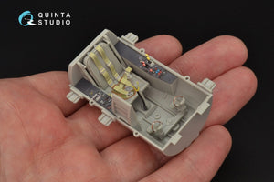 Quinta Studio QD32059 Me-262A 3D-Printed &amp;amp; colored Interior on decal paper (for Trumpeter kit) 1/32 – image 4
