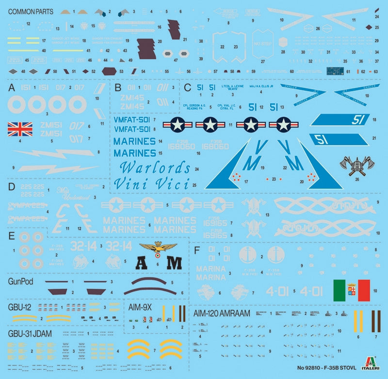 Italeri 92810 F-35 B Lightning II 1/48 – imagen 3