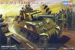 Hobby Boss 84802 U.S M4 TANK Mid Model 1/48
