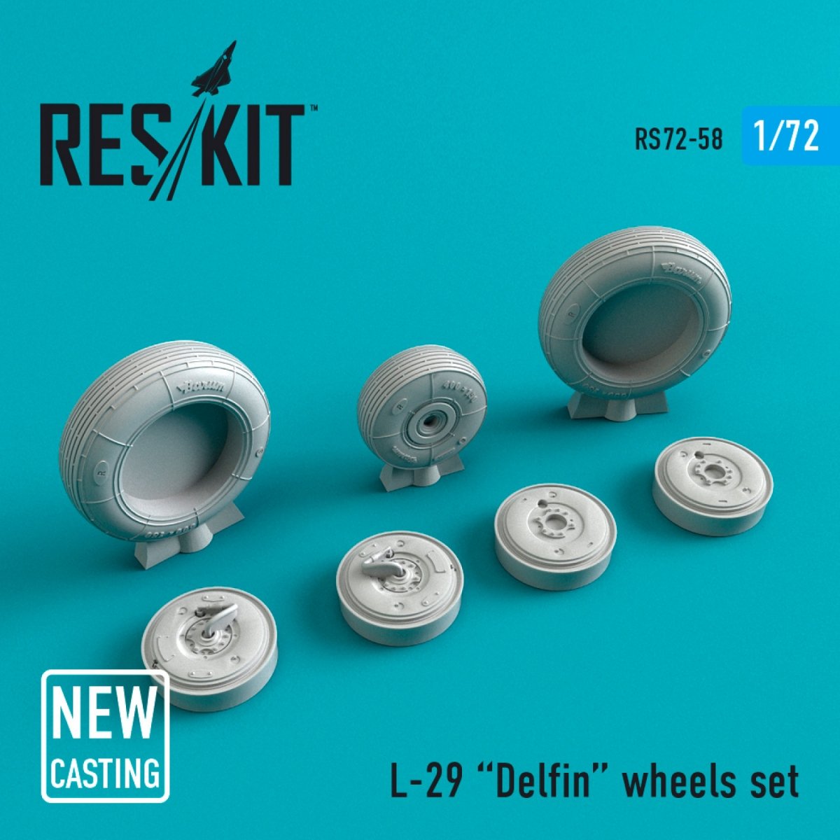 RESKIT RS72-0058 L-29 WHEELS SET 1/72