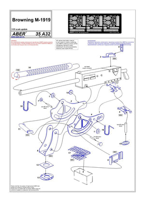 Aber 35A032 Browning M-1919 1/35 – imagen 4