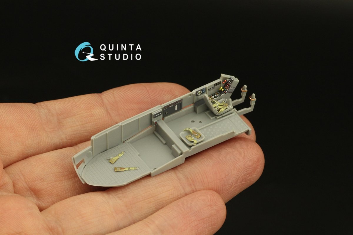 Quinta Studio QD72052 Fw 189A 3D-Printed &amp;amp; colored Interior on decal paper (ICM) 1/72 – Bild 3