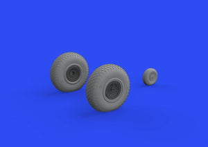Eduard 648642 B-17 wheels cross tread HK Models 1/48 – immagine 3