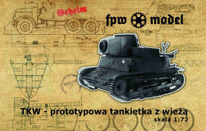 FPW Model 72013 TKW - prototype tankette with turret 1/72