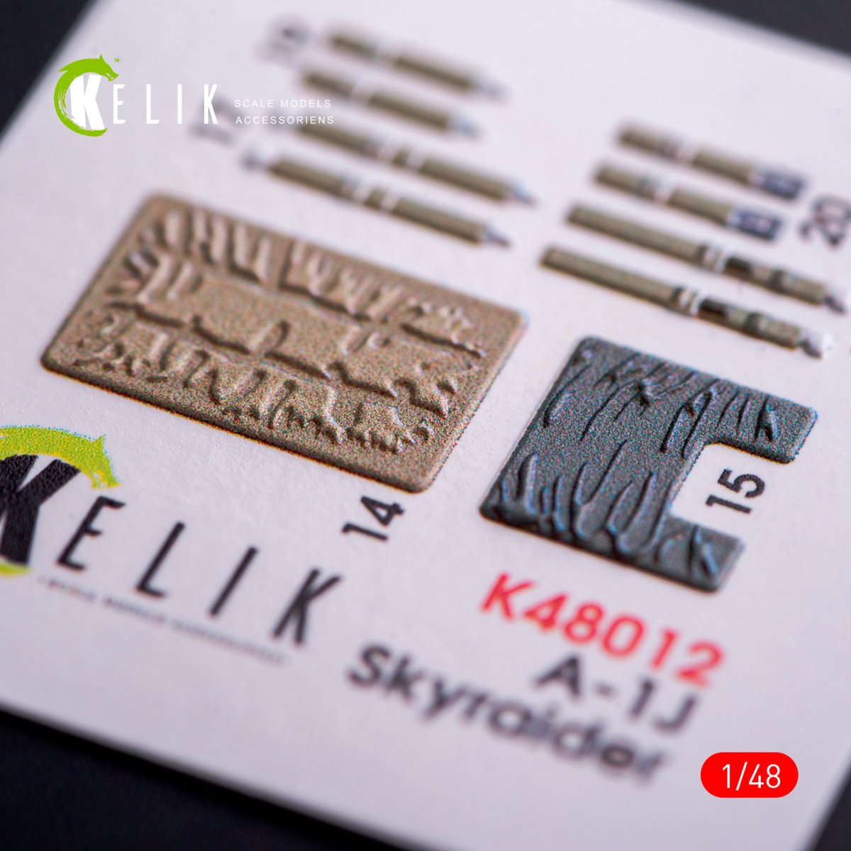 KELIK K48012 A-1J SKYRAIDER INTERIOR 3D DECALS FOR TAMIYA KIT 1/48 – image 2
