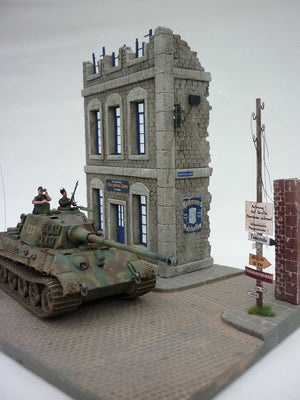 RT-Diorama 35197 Diorama-Base: &amp;quot;Street Corner&amp;quot; 1/35 – immagine 7
