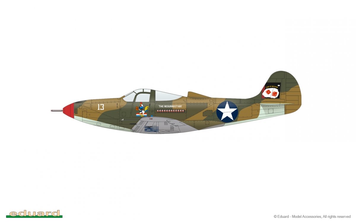 Eduard 8092 P-400 1/48 – immagine 10