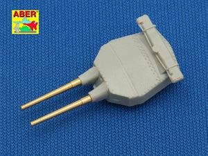 Aber 1/700L-09 Set of 8 pcs 381mm short barrels for turrets with antiblast covers ships Hood 1/700 – obrázek 2