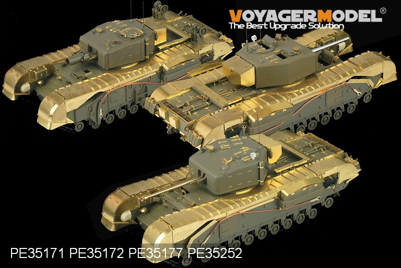Voyager Model PE35172 WWII British Churchill Mk.III Infantry Tank Fenders for AFV CLUB 35153 1/35 – zdjęcie 5